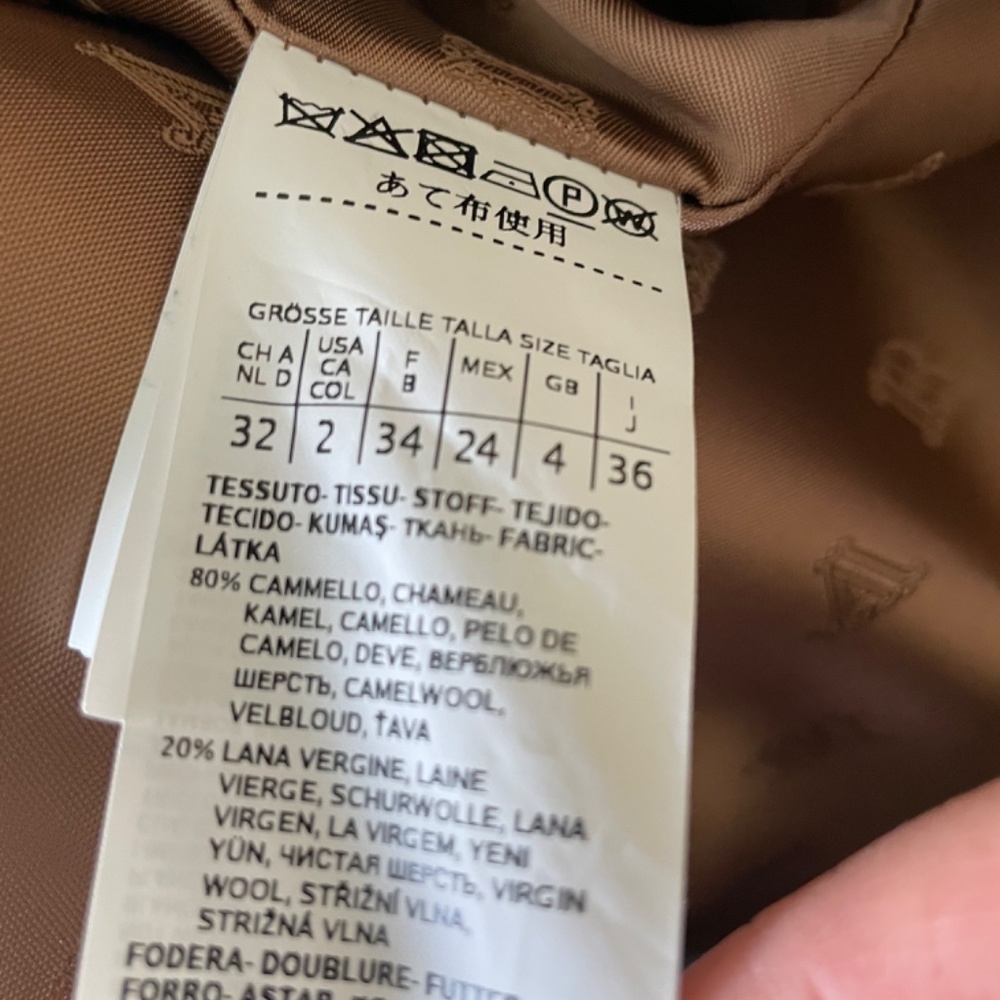 Max mara baiocco coat size 2 - Picture 4 of 4